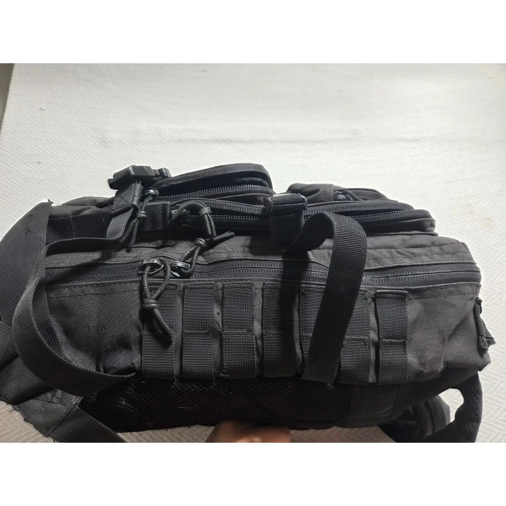 Red Rock Outdoor Gear Tactical MOLLE Backpack Black 15